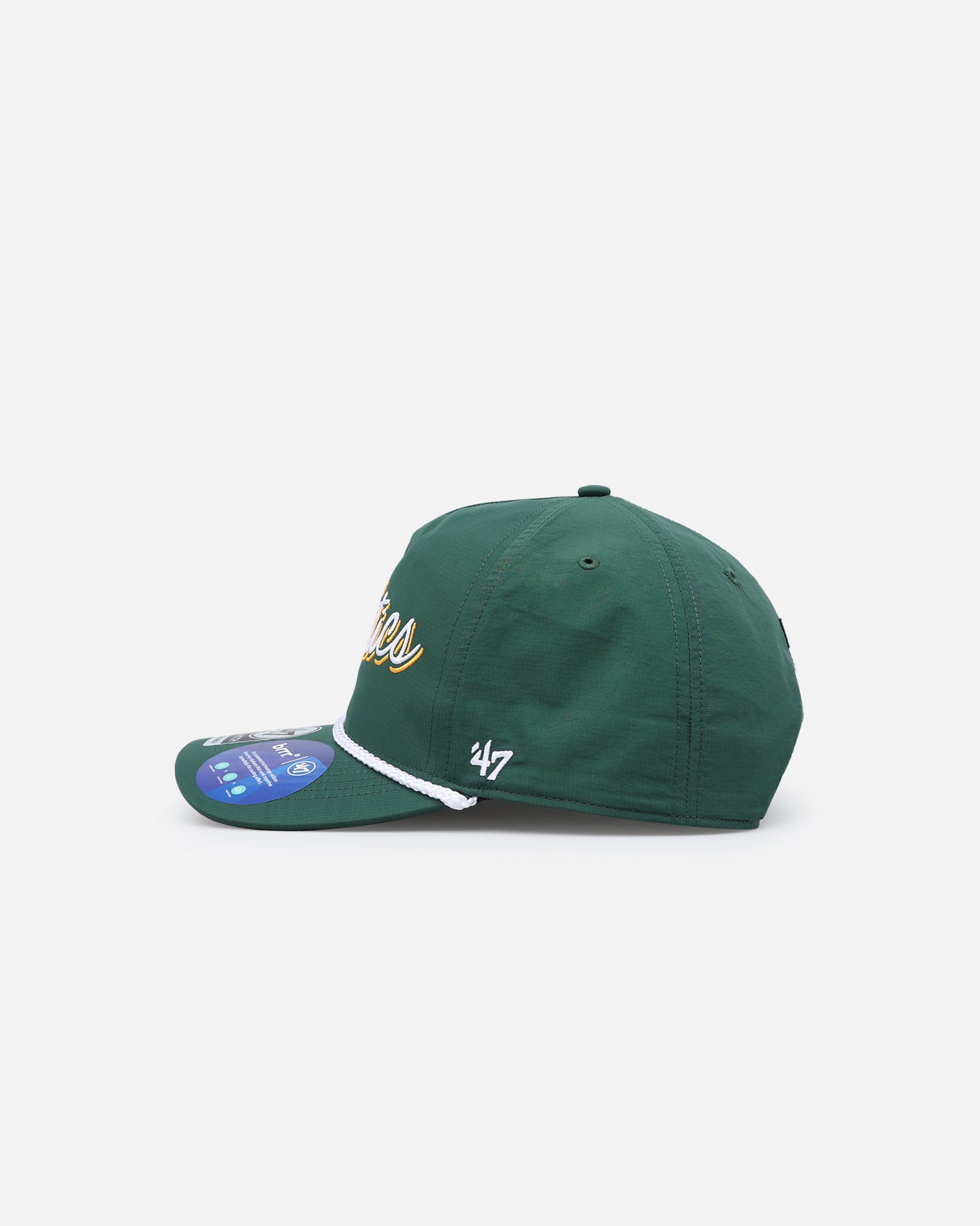 47 Brand Oakland Athletics Brrr° Fairway '47 Hitch Snapback Dark Green Hat - Official MLB Baseball Cap for Men & Women - Perfect for Game Day, Sports Events & Streetwear Fashion