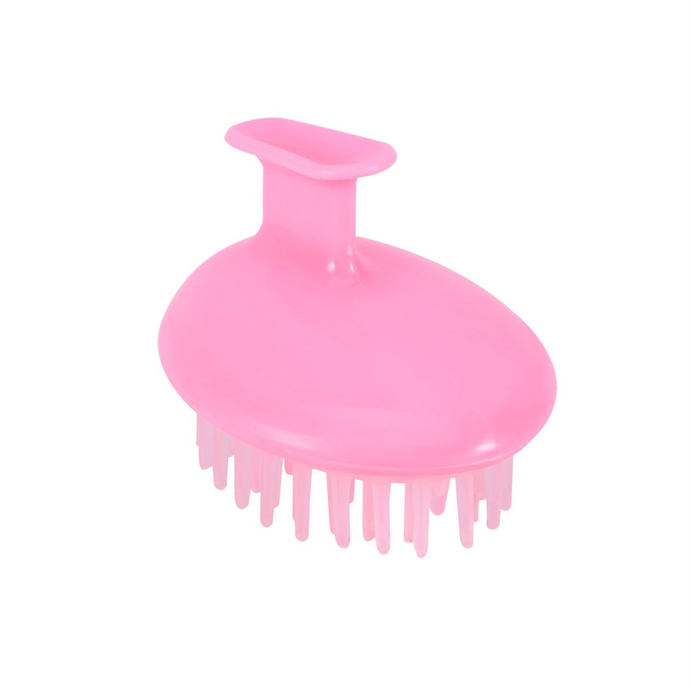 Scalp Massager Brush for Wet & Dry Hair - Exfoliating Shampoo Brush to Relieve Stress & Stimulate Hair Growth - Perfect for Women, Men & Pets (Pink) | Use During Shower, Bath or Relaxation Time
