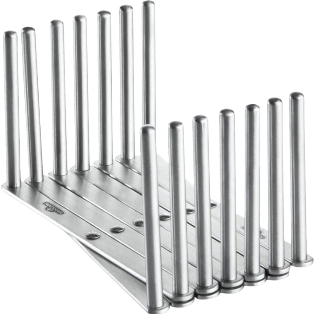 Napoleon 56012 Expandable Rib Rack - Heavy Duty Stainless Steel Grill Accessory for BBQ, Smoking, and Roasting - Perfect for Backyard, Camping, and Outdoor Cooking