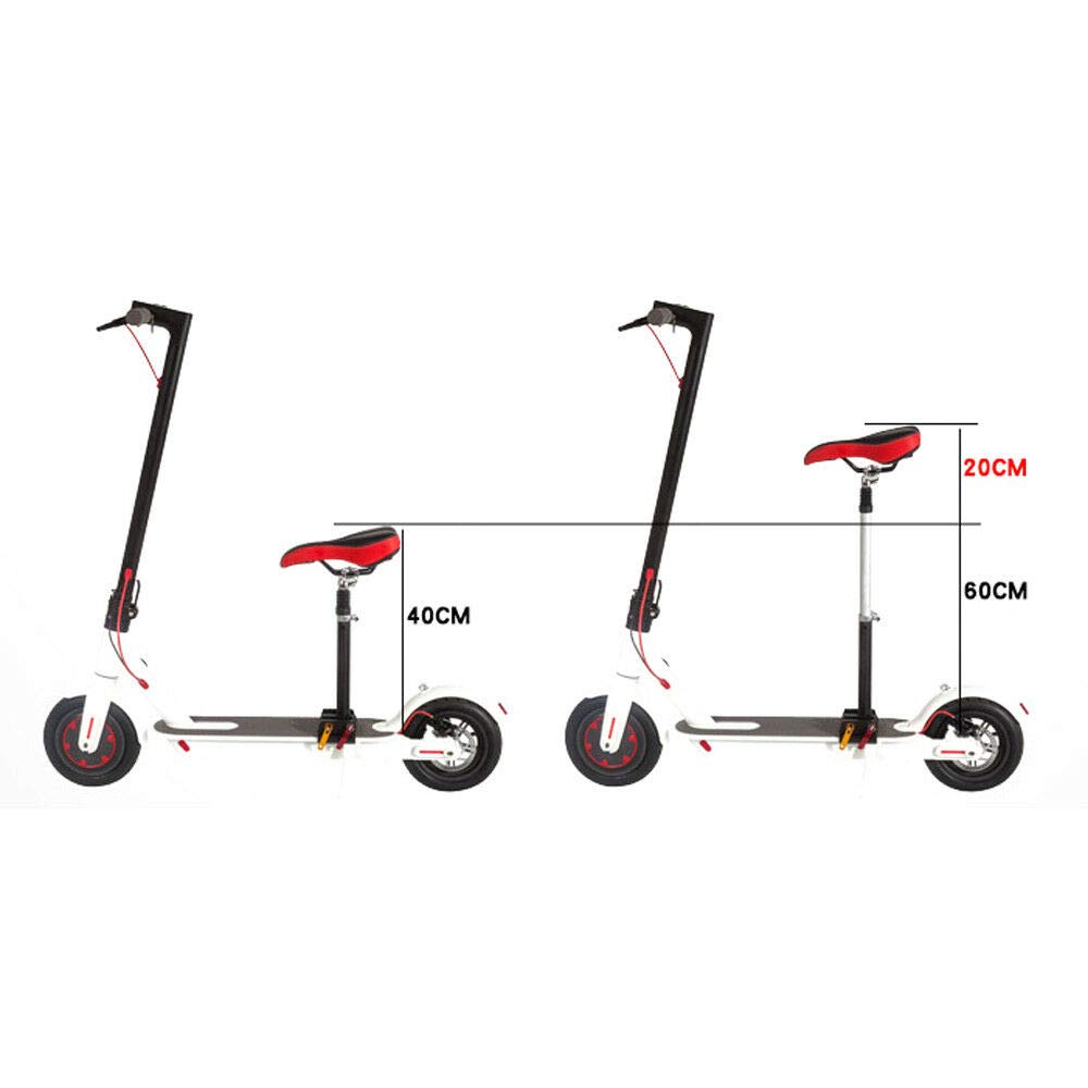 Premium Adjustable Shock Absorbing Electric Scooter Seat - Universal Fit for Xiaomi M365 & Other Scooters (5.5-5.98