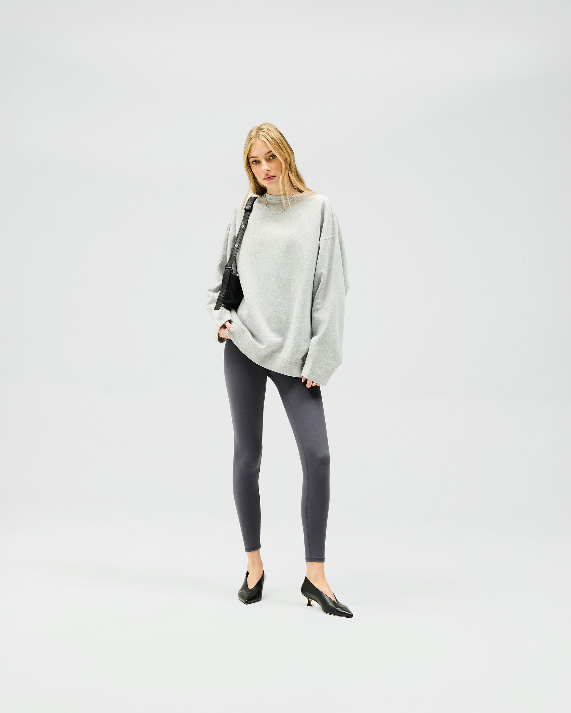 Owners Club Relaxed Sweater - Soft Grey Marl Pullover for Men & Women | Cozy Casual Wear for Fall & Winter