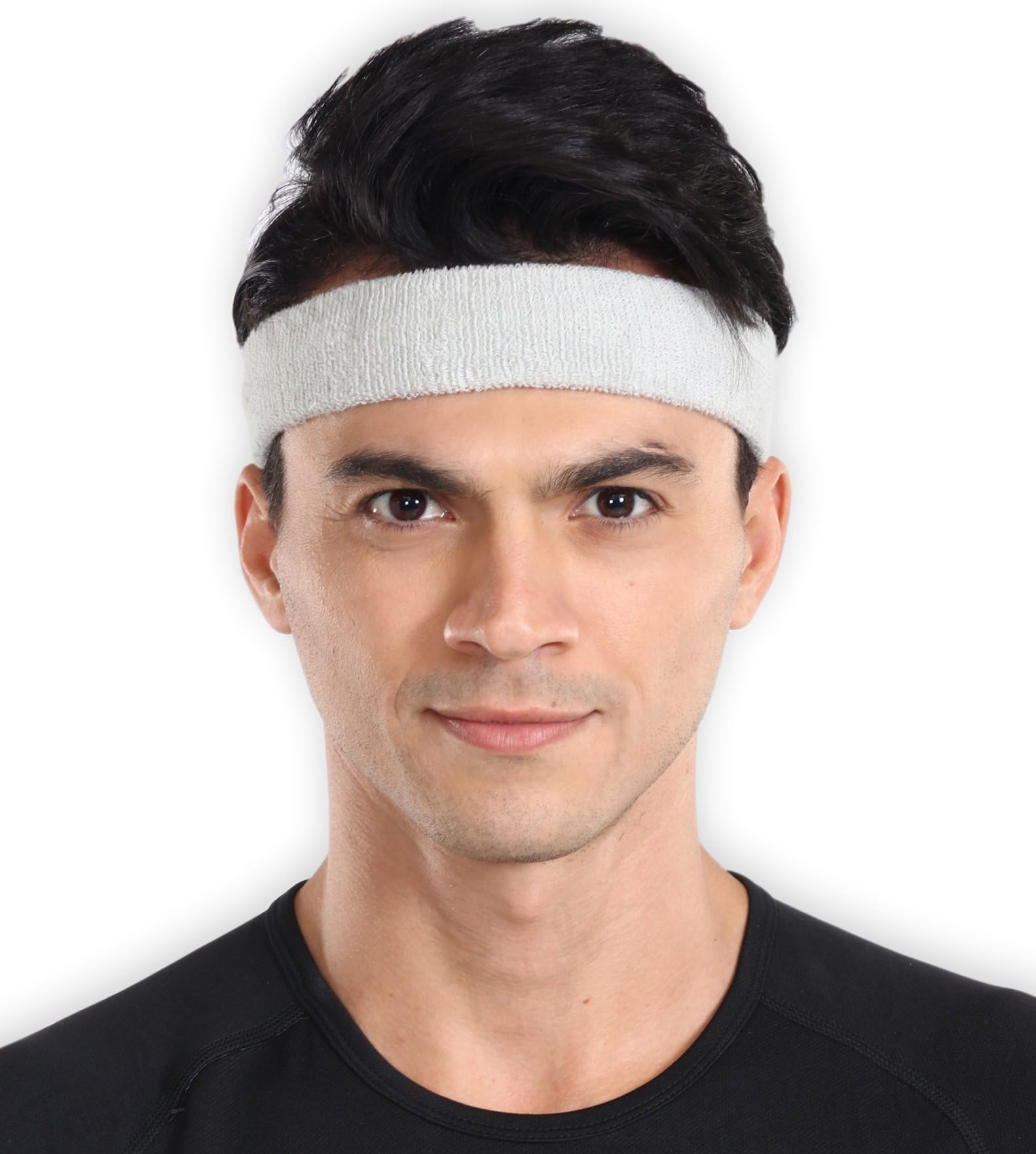 Premium Terry Cloth Sports Sweatband Set - Breathable Headbands & Wristbands for Men & Women - Ideal for Tennis, Basketball, Gym Workouts & Fitness Training - Stay Dry During Intense Exercise & Sports Activities