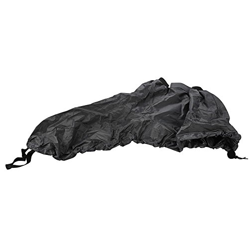**Universal Adjustable Nylon Kayak Spray Skirt - Waterproof Cover for Kayaking & Canoeing - Gray Kayak Rain Skirt & Hatch Cover - Perfect for Whitewater, Sea & Recreational Kayaking**