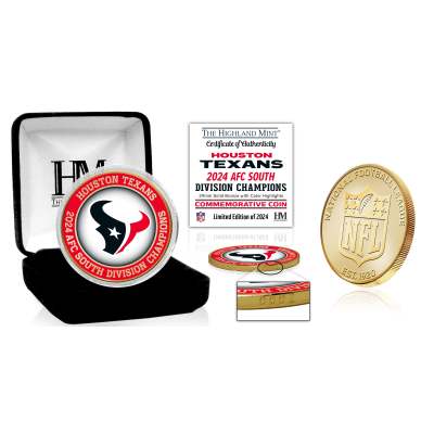 A Treasure Beyond the Game: The Houston Texans AFC South Division Champions Commemorative Bronze Coin
