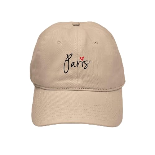 Khaki - Paris With Red Heart