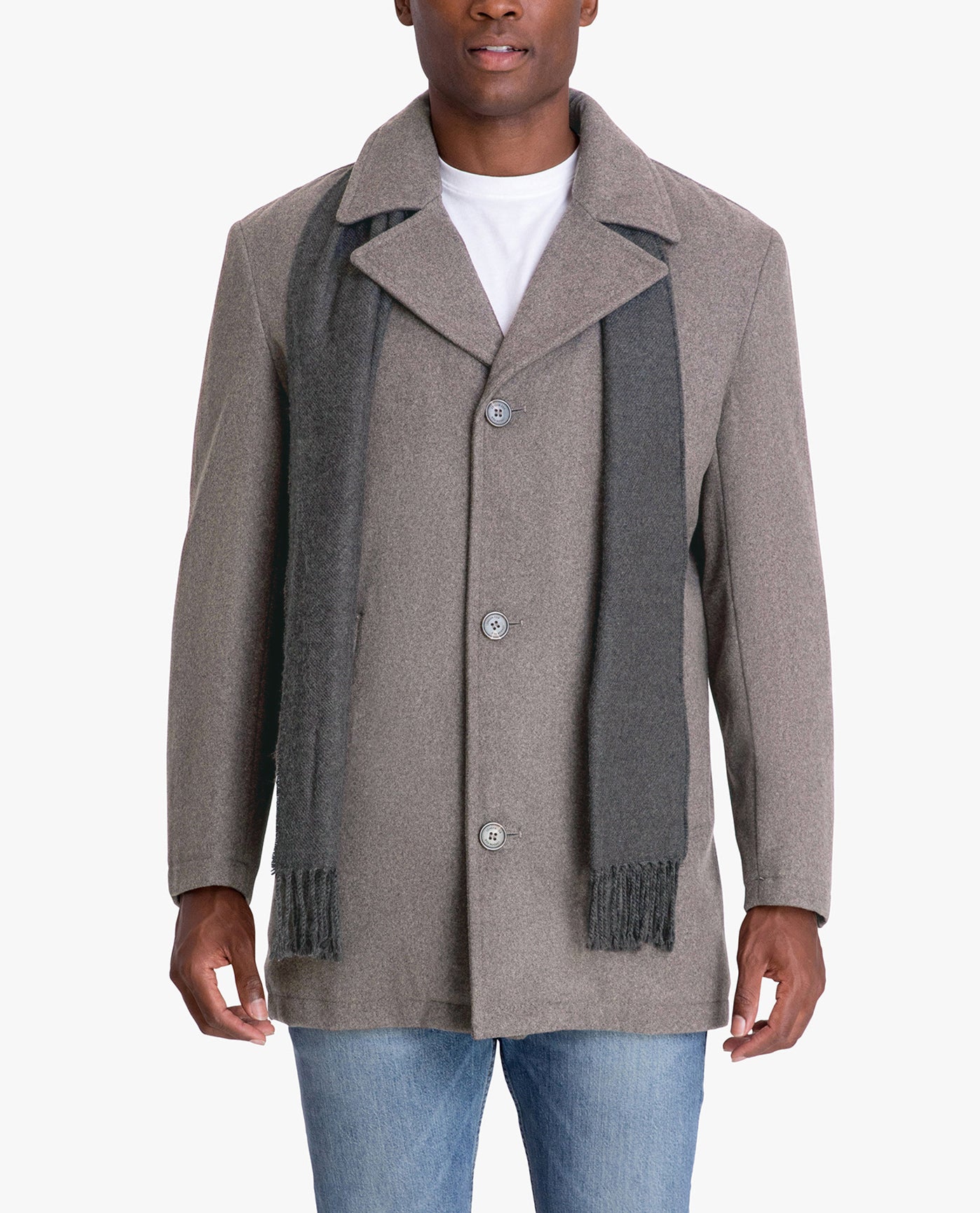 Amity Single Breasted Wool Jacket for Men - Warm Winter Coat, Office & Casual Wear, Perfect for Business Meetings & Outdoor Activities