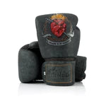 Fairtex Heart of a Warrior Premium Limited Edition Muay Thai Boxing Gloves - Authentic Thai Training Gear for MMA, Kickboxing & Fitness