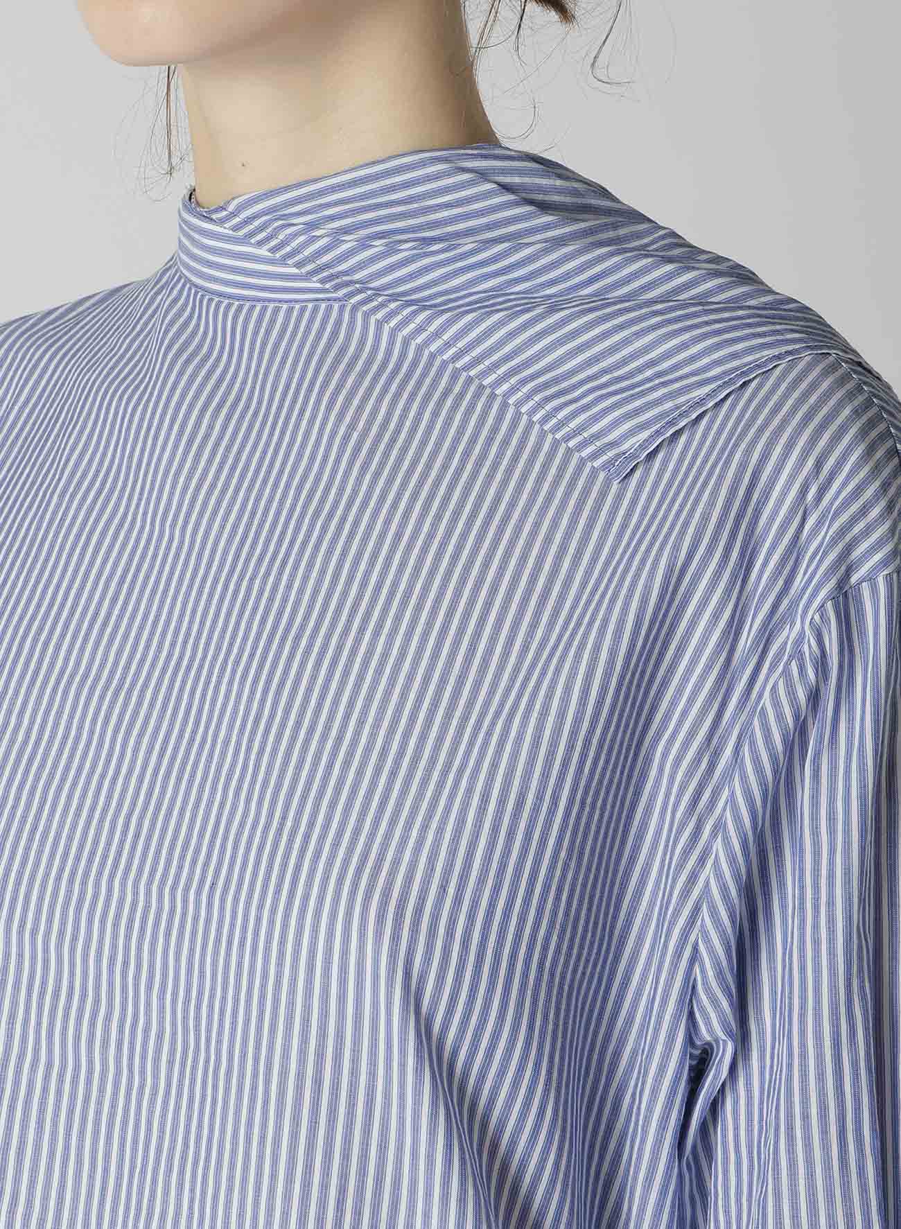 Stylish Cotton Stripe Back Tie Blouse for Women - Casual & Office Wear - Perfect for Summer Outfits and Layering
