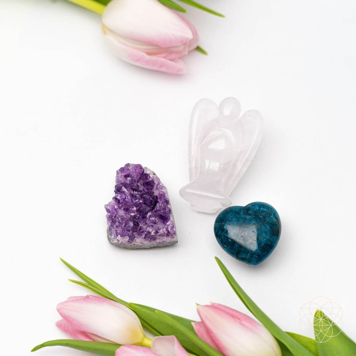 Guardian Angel Car Crystals for Protection - Spiritual Car Charm Ornament & Vent Accessory - Healing Crystal Gift for Women - Perfect for Safe Travel & Positive Energy in Your Vehicle