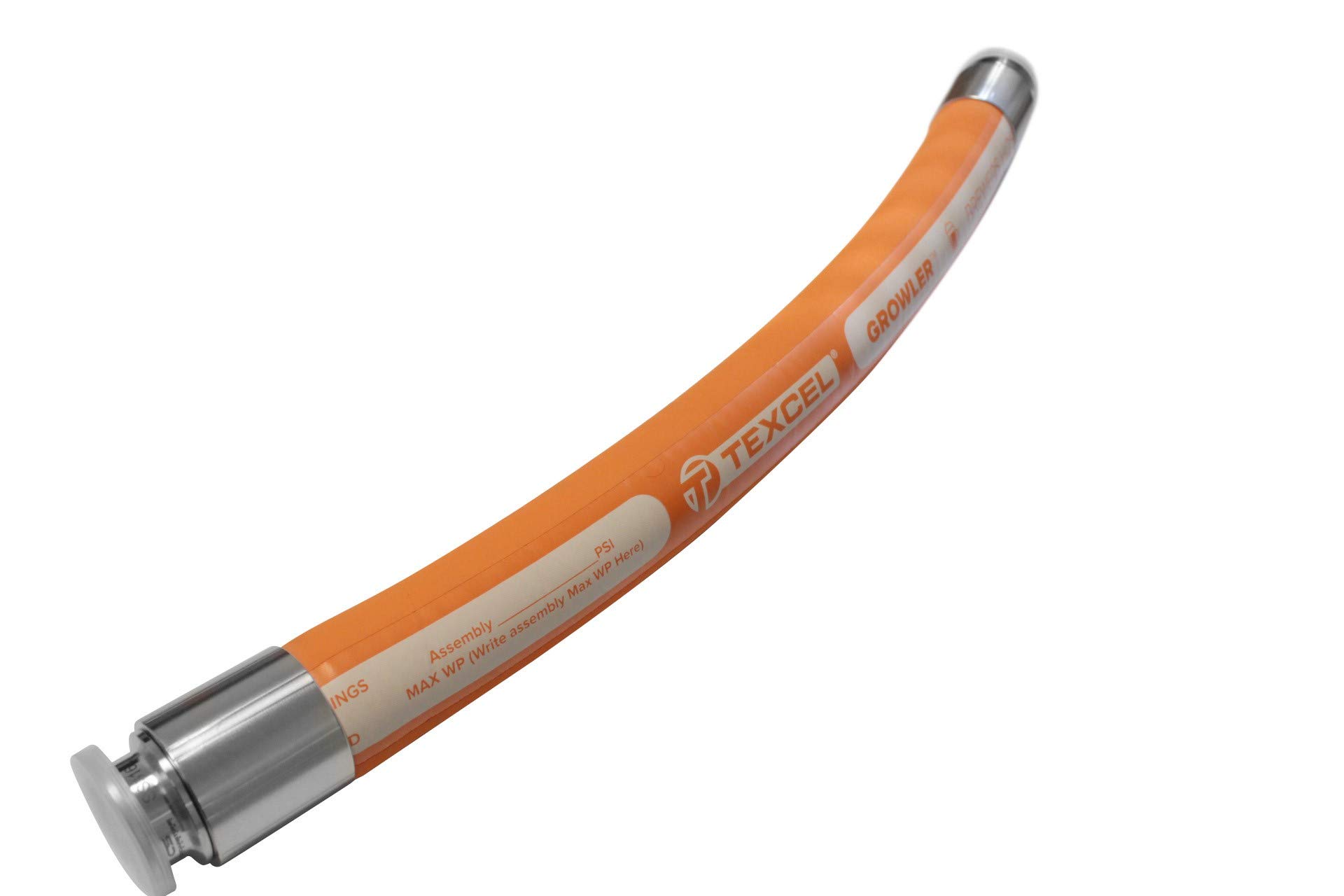 Food Grade Sanitary Hose for Brewery, Distillery & Bar - 2ft 1.5
