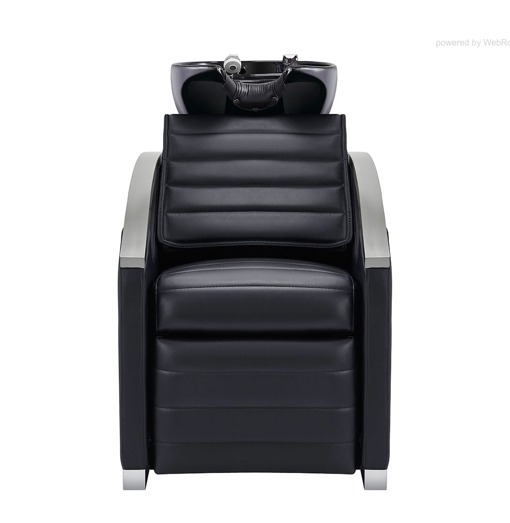 Bella V Reclining Massage Backwash Chair - Ergonomic Full Body Massage with Heat & Vibration for Home & Office Relaxation - Perfect for Living Room, Bedroom, or Spa Use