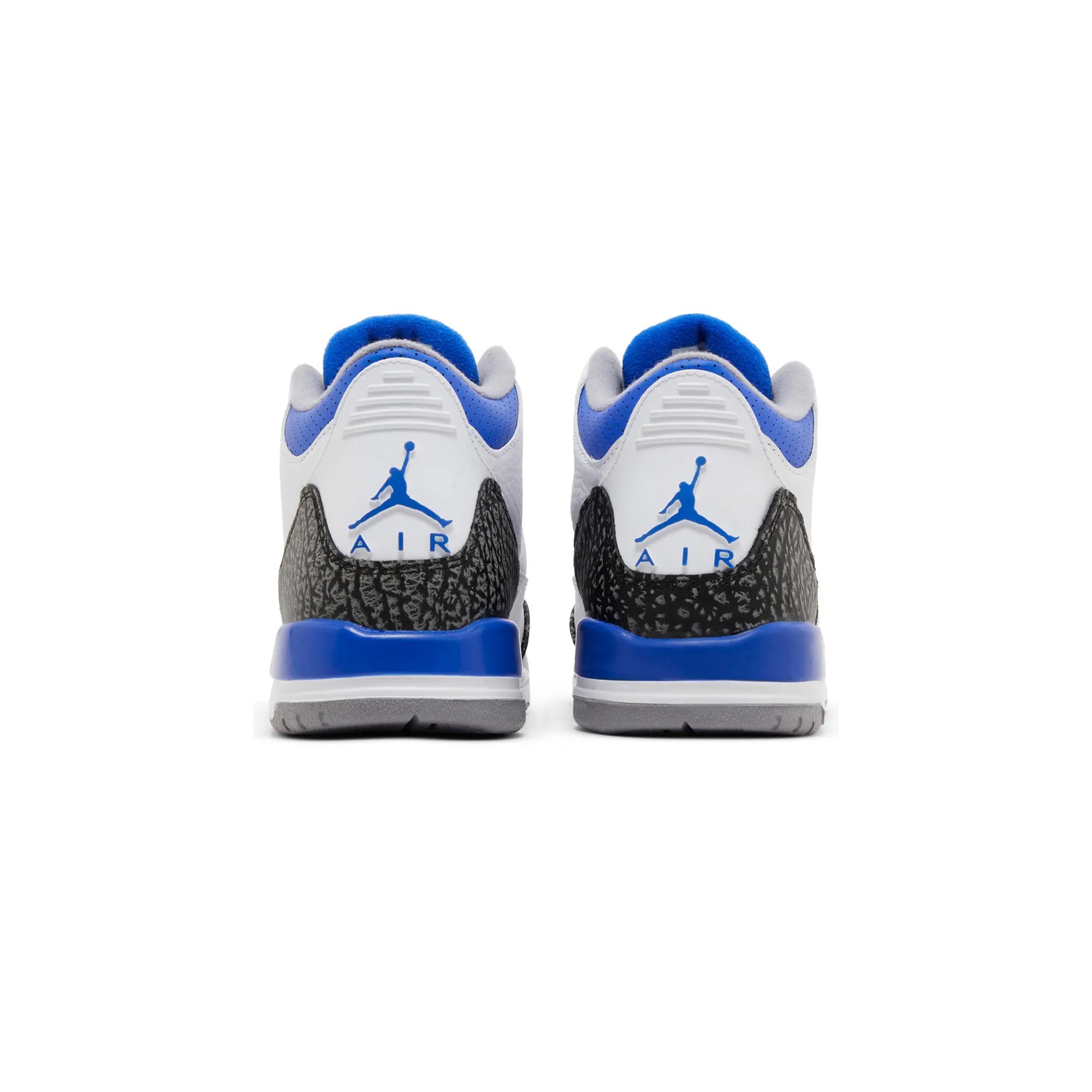 Air Jordan 3 'Racer Blue' GS Sneakers (2021) - Retro Basketball Shoes for Women & Girls - Perfect for Sports, Streetwear & Casual Fashion