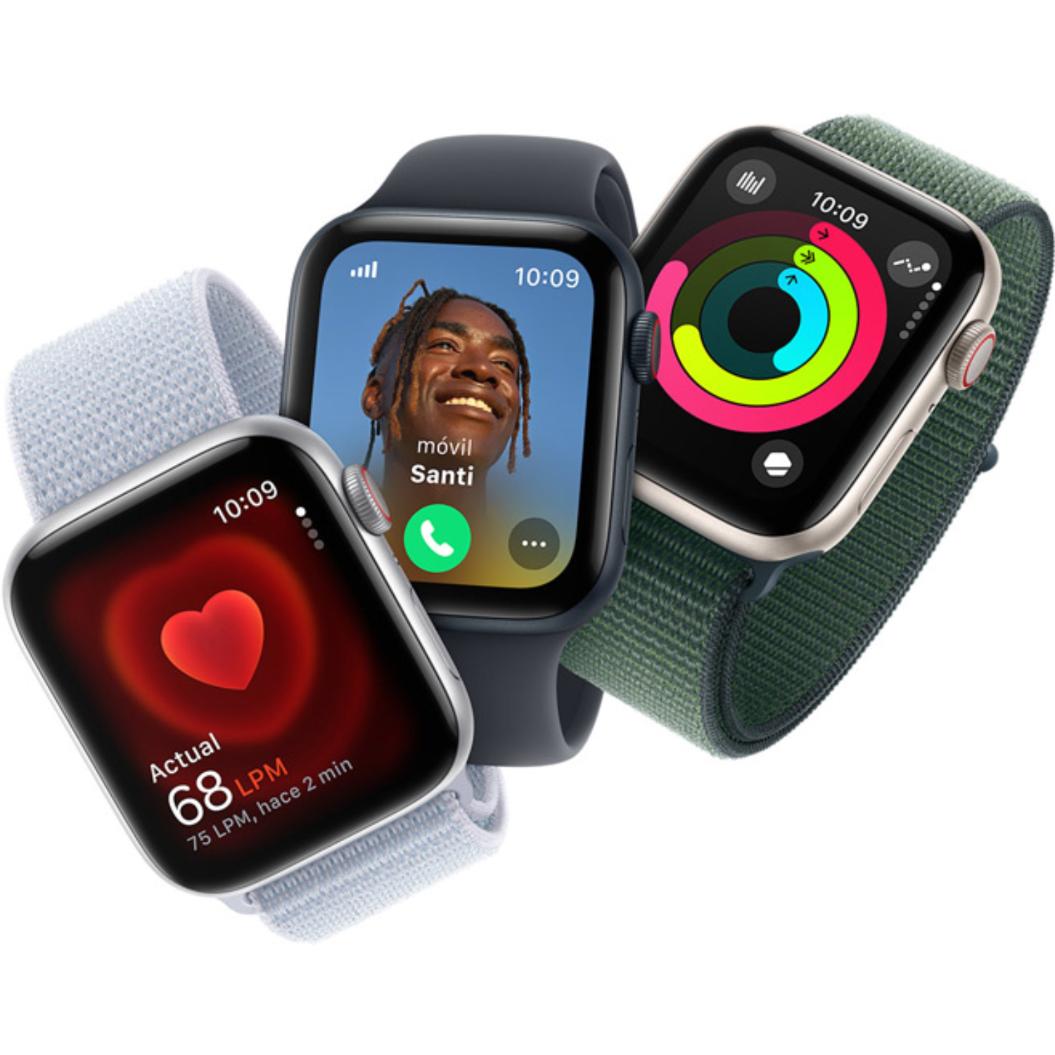 Apple Watch SE 2nd Generation 2024 (GPS) 40mm Midnight Aluminum Case with Midnight Sport Band S/M - Perfect for Fitness Tracking, Notifications & Everyday Wear