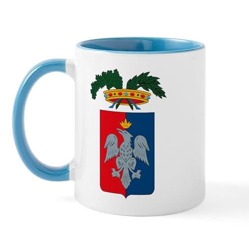 White/Blue Inside - Rome Coat Of Arms Mug