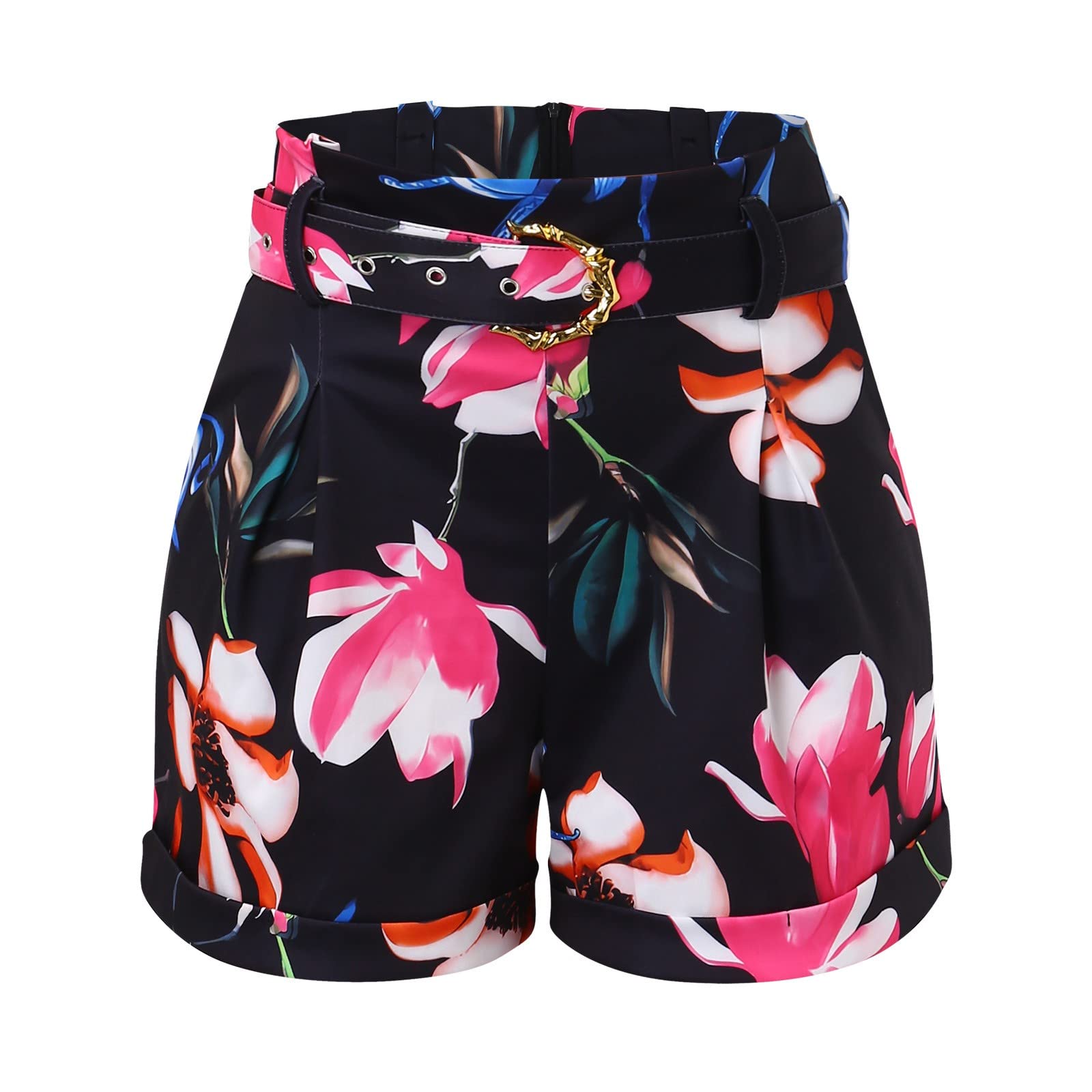 Rvidbe Women's 2-Piece Spring Outfit Set - Sleeveless Shirt & Biker Shorts with Pockets | 2023 Summer Fashion Dressy Short Sets | Perfect for Gym, Yoga, Running & Casual Outings