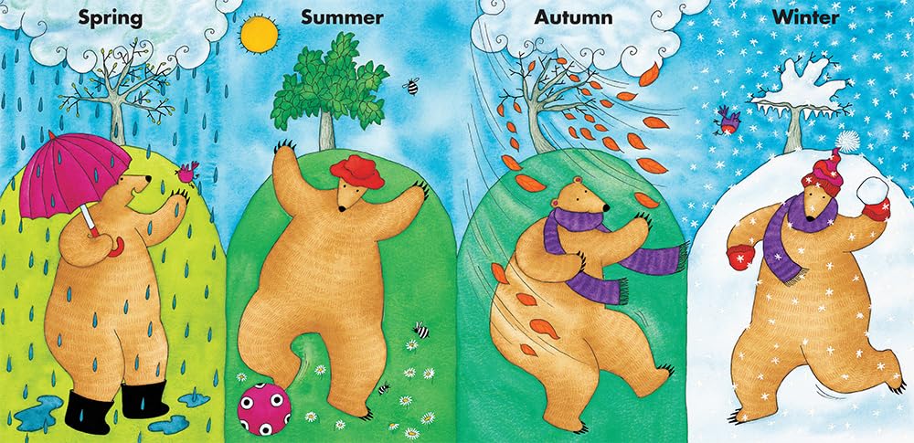 Barefoot Books Bear in Sunshine - Children's Storybook for Early Learning & Bedtime Reading - Perfect for Preschoolers & Toddlers