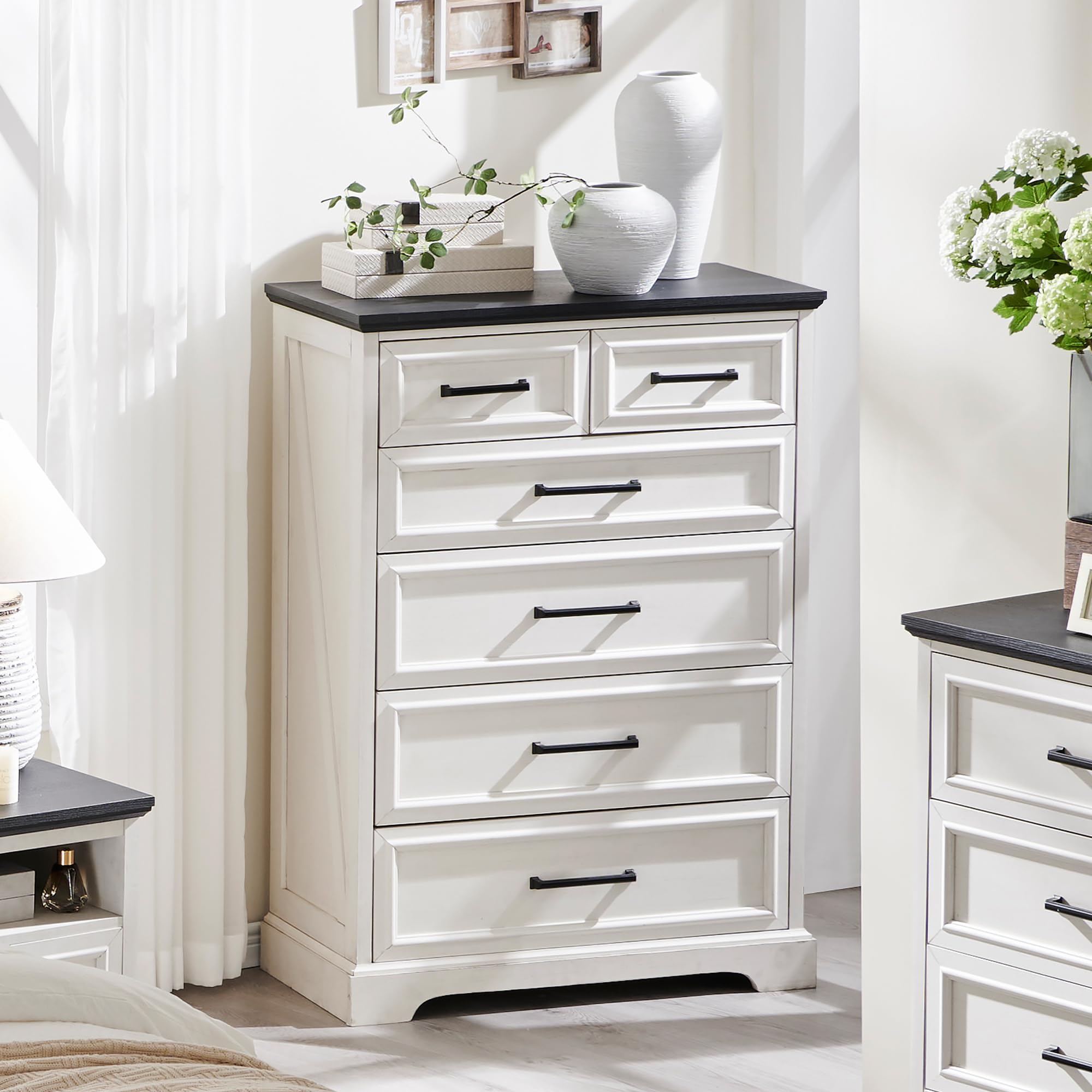 6 Drawer Dresser for Bedroom - 44
