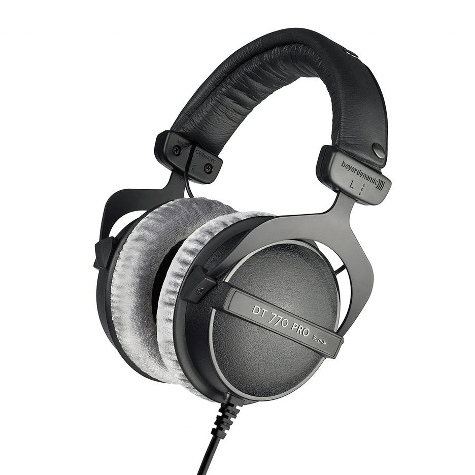 Beyerdynamic DT 770 PRO 80 Ohm Studio Closed-Back Monitoring Headphones - Professional Reference Headset for Music Production, Recording & Gaming (Open Box) - Perfect for Home Studios, Podcasting & Audio Editing