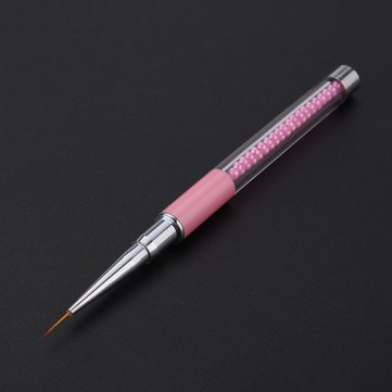 Professional UV Gel for Nails - Dark Pink Acrylic Polish with Engraving Pen for Drawing & Line Design | Perfect for Nail Art, Salon & DIY Manicures