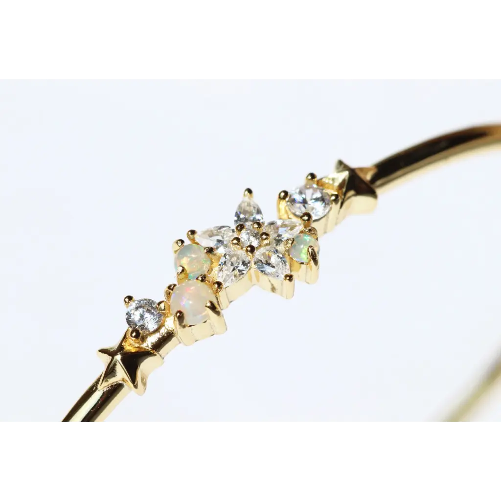 Ophelia Gold Bangles - Elegant Women's Bracelets for Party, Wedding & Everyday Wear | Trendy Fashion Jewelry Gift