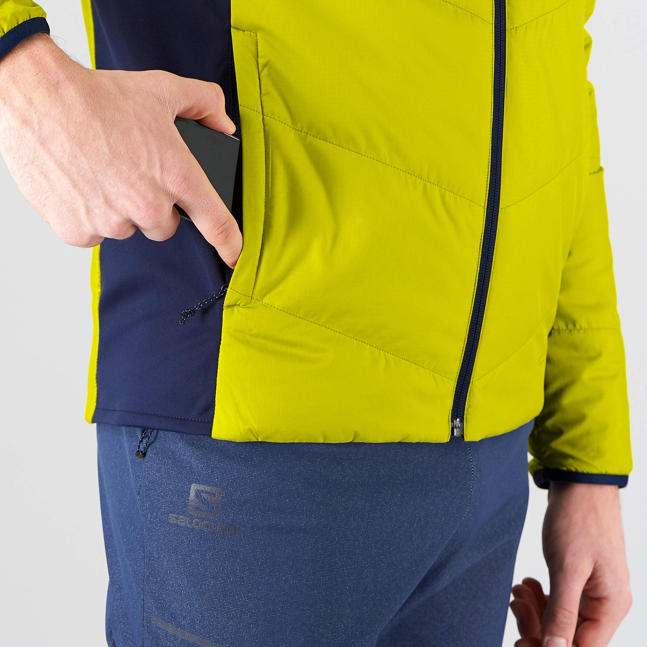 Salomon Men's Drifter Mid Jacket - Waterproof Hiking Jacket for Outdoor Adventures & Winter Sports