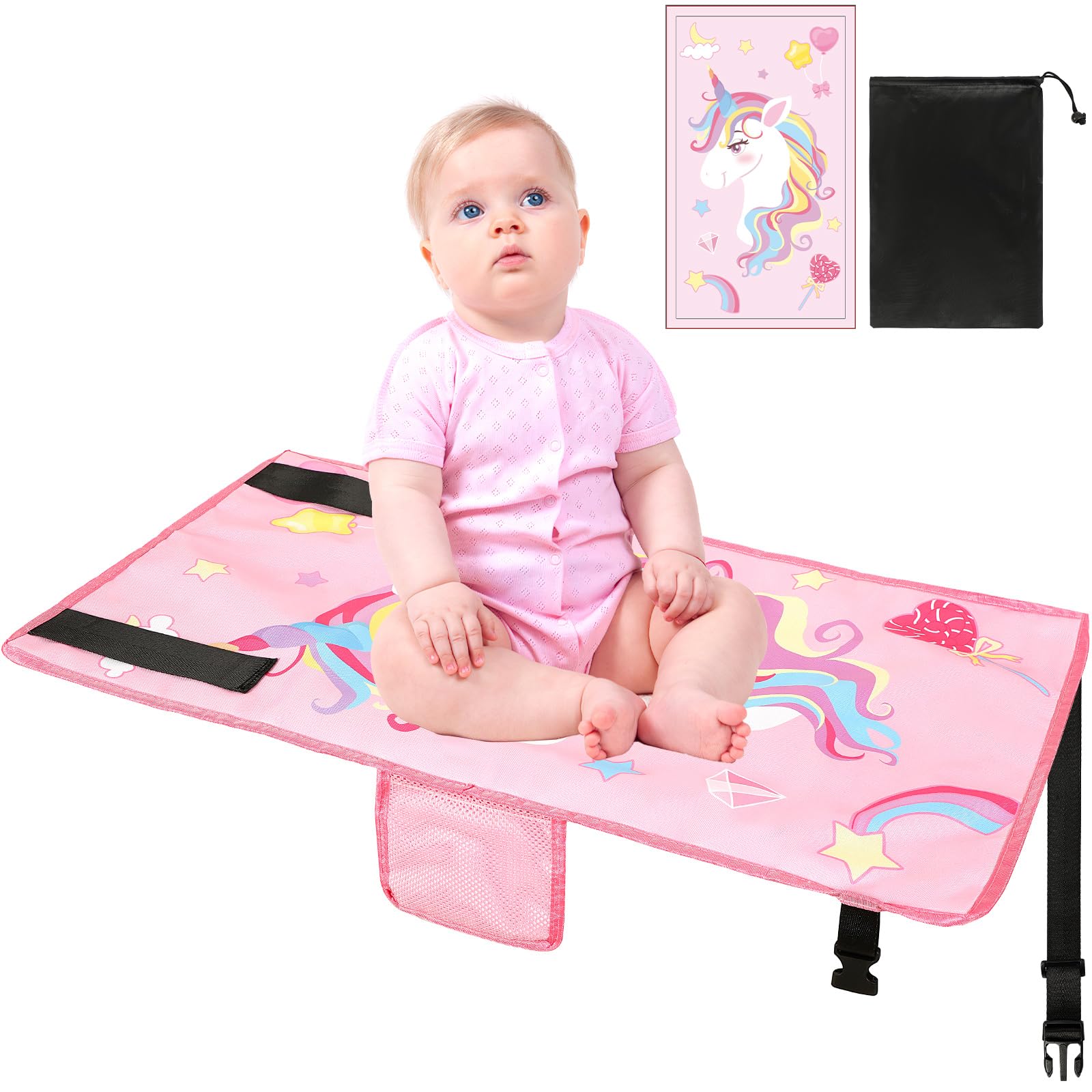 Portable Toddler Airplane Bed - Kids Travel Sleep Solution | Airplane Seat Extender for Comfortable Flights | Perfect for Long-Haul Travel & In-Flight Napping