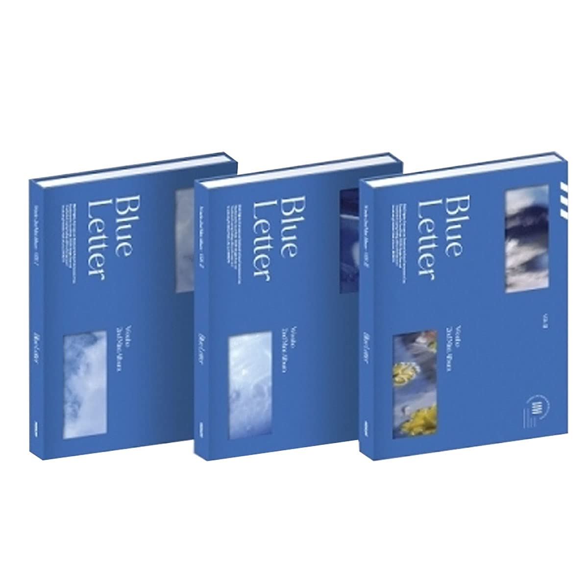 WONHO 2nd Mini Album Blue Letter (Set Version) - 3 Album Collection | K-Pop Music for Fans, Gifts & Collectors | Perfect for Concerts, Parties & K-Pop Enthusiasts