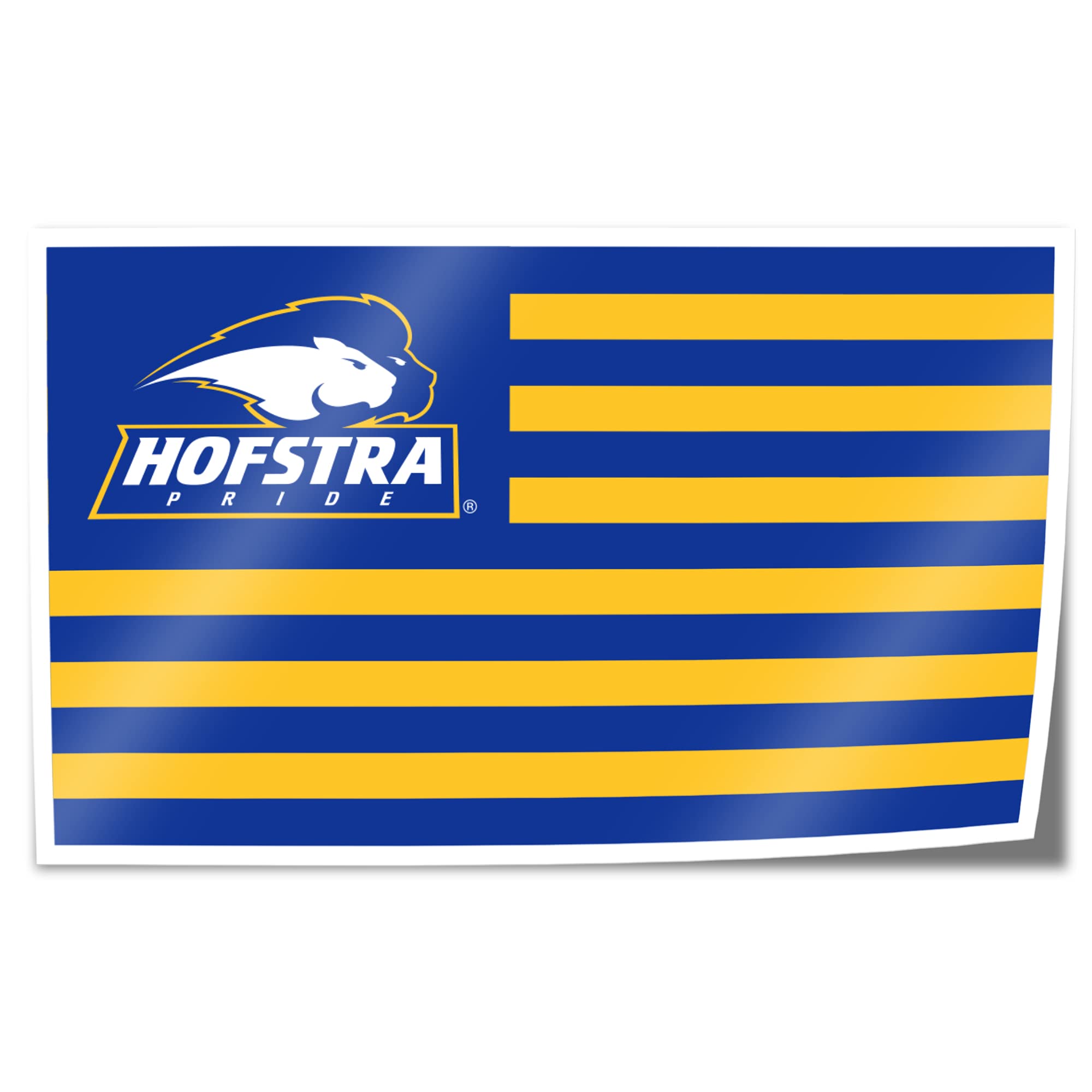 Hofstra University Pride Vinyl Decal Sticker - Durable Laptop, Water Bottle, Car, Scrapbook Decoration - Perfect for School Spirit, College Pride & Fan Gifts
