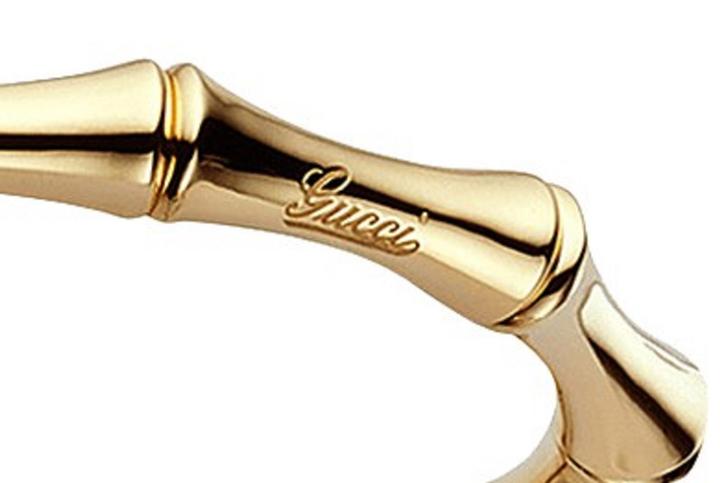 Gucci 18k Yellow Gold Medium Bamboo Bracelet for Women - Luxury Fashion Jewelry Gift for Birthday, Anniversary & Special Occasions