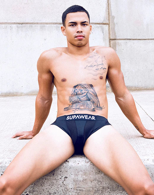 Supawear Vortex Breathable Men's Underwear - Soft Cotton Briefs for Comfort & Support - Perfect for Workouts, Travel & Everyday Wear