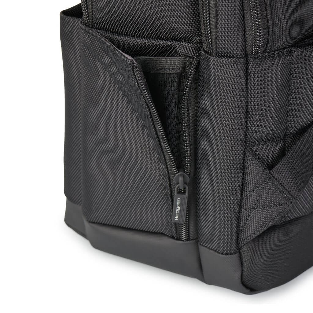 Hedgren Drive RFID Anti-Theft Laptop Backpack for 14.1 Inch Notebook - Black | Secure Travel & Commuter Business Backpack for Work, School & Daily Use