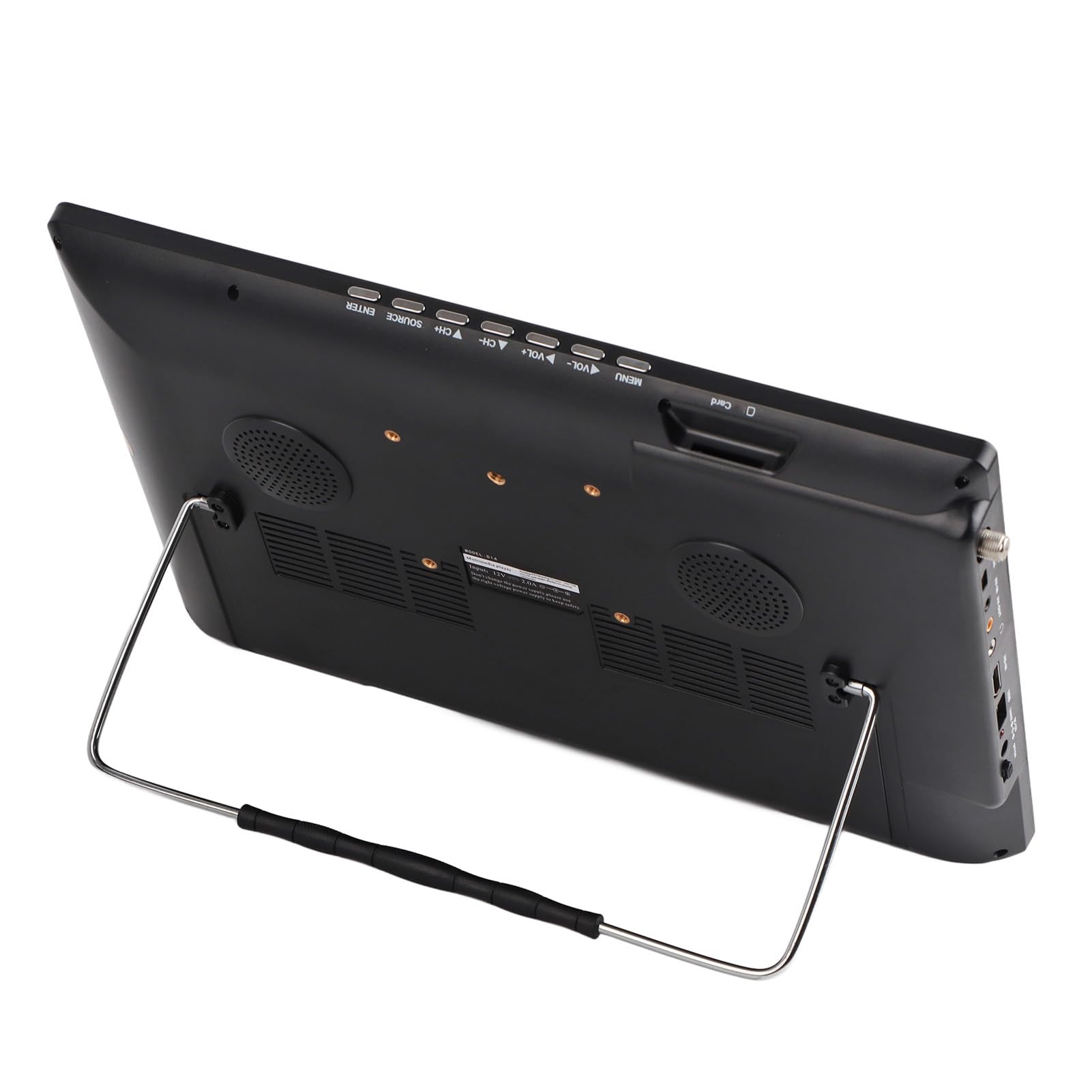 14In 1080P ATSC Digital TV with AV In/Out, SD/MMC Card Slot, USB Port, VGA & HDMI - Portable HDTV for Home, RV, Camping & Outdoor Adventures