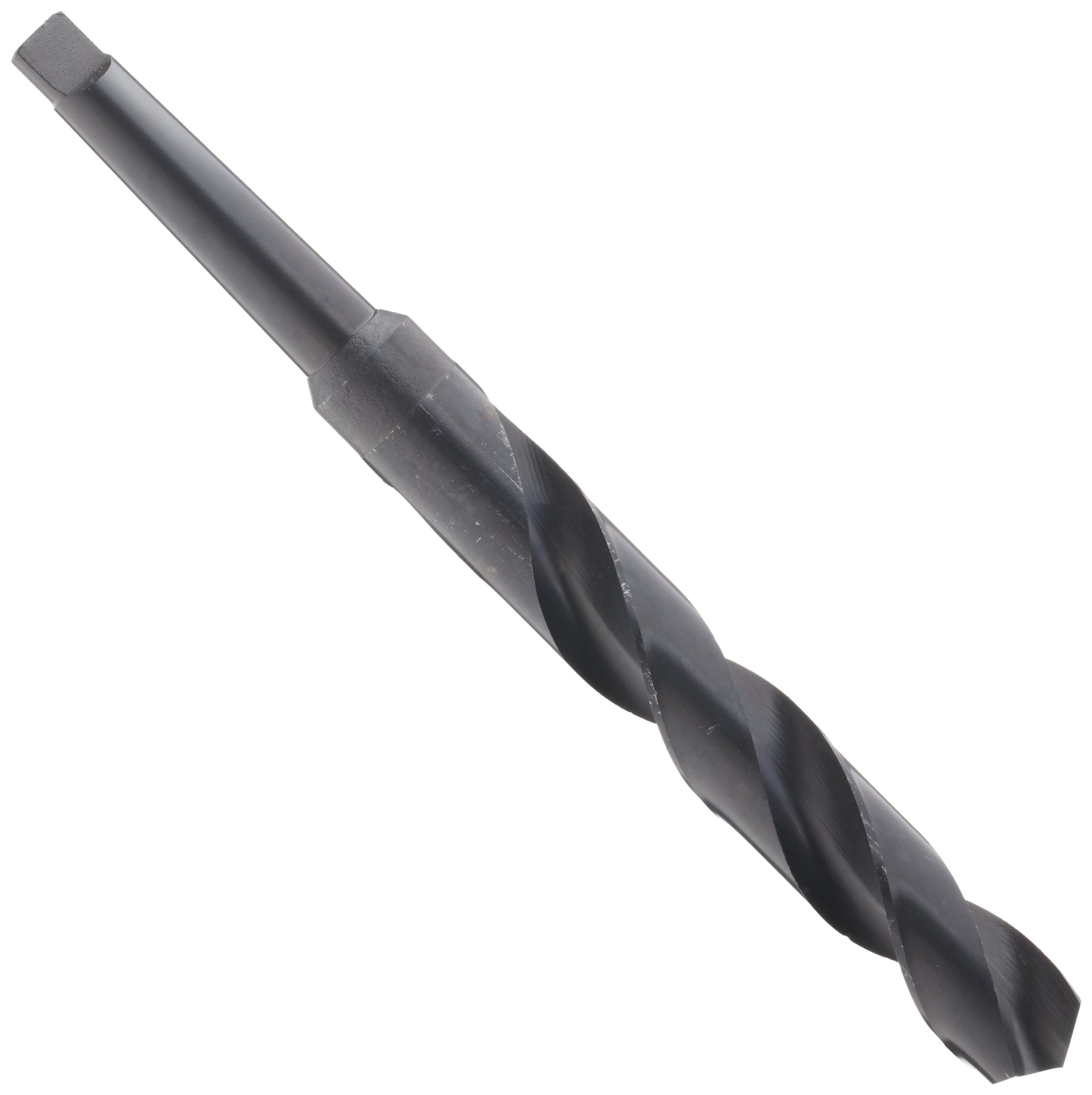 Chicago Latrobe 110S High-Speed Steel Taper Shank Drill Bit - Black Oxide Finish, #3 Morse Taper Shank, 118° Point, 1-1/8