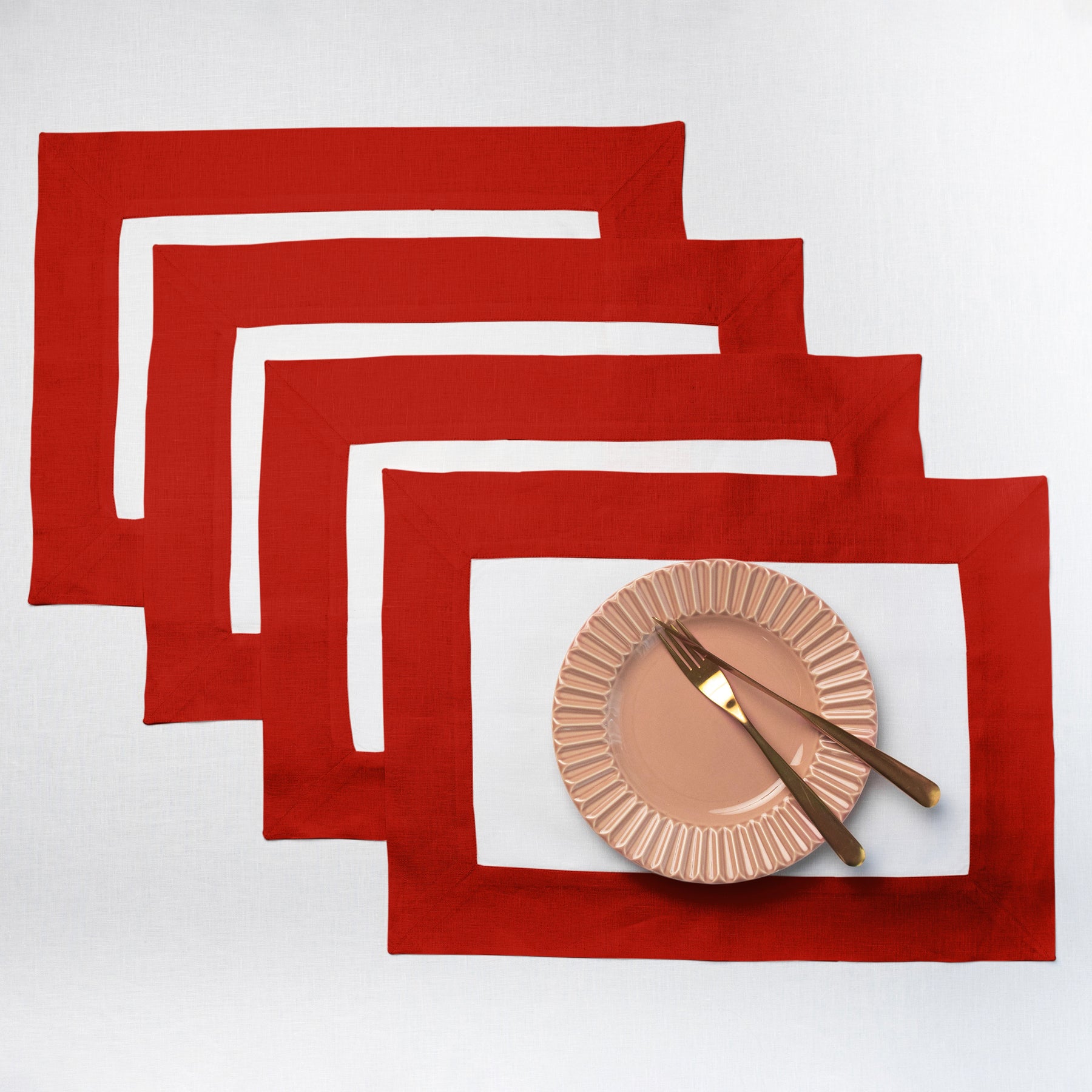 Stylish Contempo Placemats Set of 4 - Waterproof & Heat-Resistant Modern Table Mats for Dining Room, Kitchen, or Party Decor - Perfect for Everyday Use, Entertaining & Holiday Gatherings