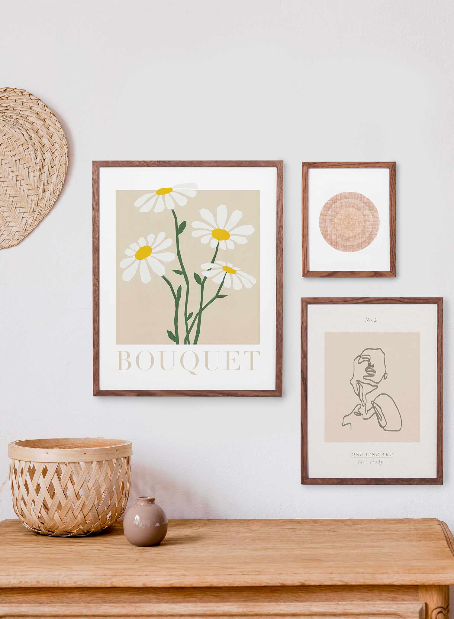 Beautiful Daisy Flower Poster - Vibrant Floral Wall Art Decor for Living Room, Bedroom & Office - Perfect for Home & Office Decor