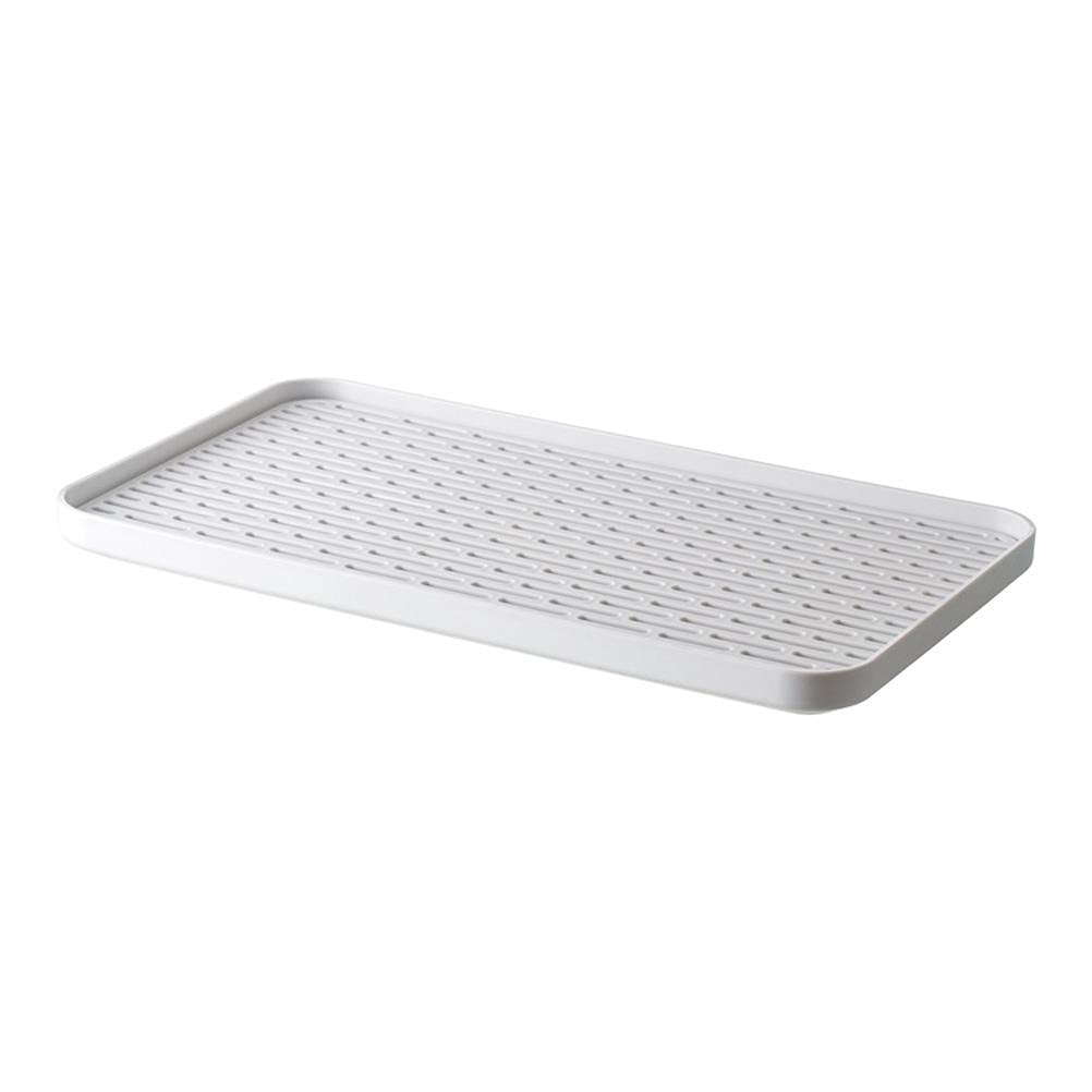 Shiker Double Layer Dish Drying Rack - Plastic Kitchen Organizer for Plates, Fruits, Vegetables & Baby Bottles | Space-Saving Dish Drainer & Storage Solution for Small Kitchens