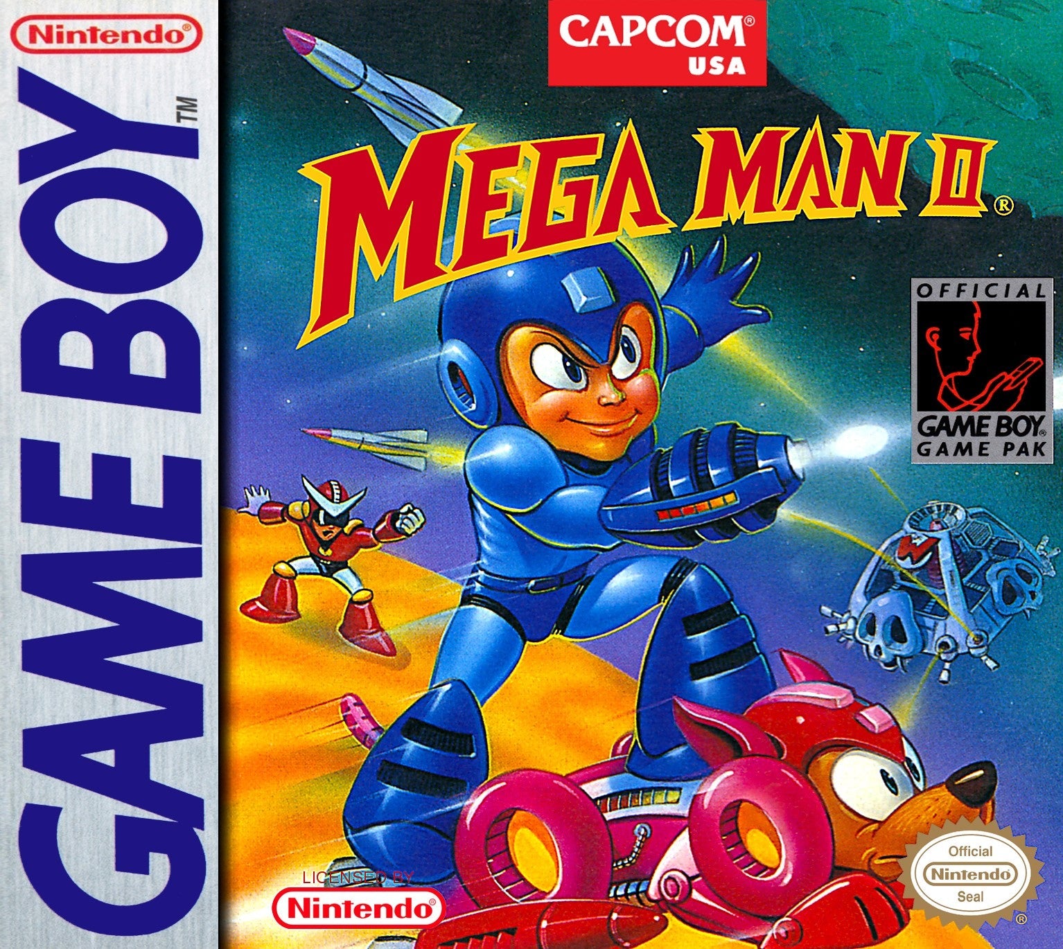 Vintage Mega Man 2 Game Boy Video Game Cartridge - Classic NES Action Adventure for Retro Gaming Enthusiasts | Perfect for Collectors & Nostalgic Game Nights