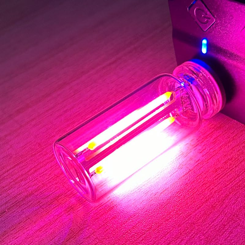 USB LED Car Interior Lights - Mini USB Atmosphere Lighting for Cars, Bedroom & Hallway - Retro Automotive Night Lamps (Clear-Pink) | Perfect for Mood Lighting & Nighttime Safety