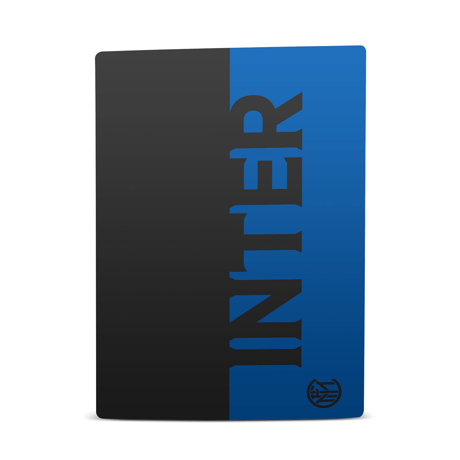 Official Inter Milan Blue & Black Full Logo Vinyl Skin Sticker for Sony PlayStation 5 PS5 Digital Console & DualSense Controller - Gaming Accessory for Enhanced Grip & Protection - Perfect for Soccer Fans & Gamers