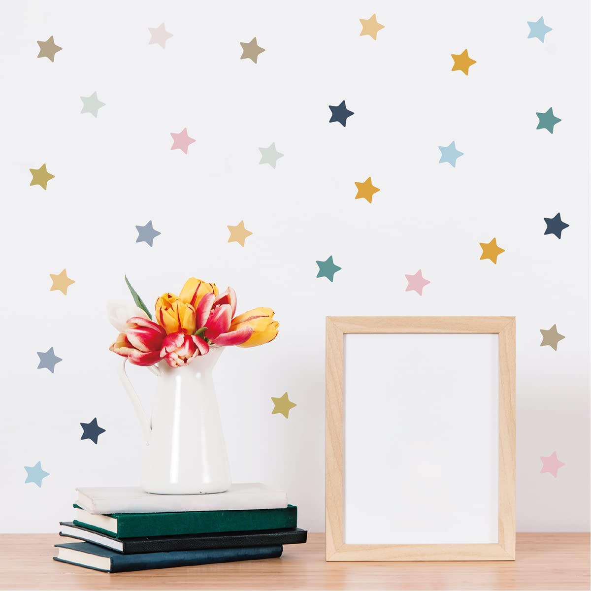Boho Star Wall Stickers for Kids Room - DIY Peel and Stick Wall Decals for Nursery, Bedroom, Classroom & Closet - 10 Sheets - Perfect for Home Decor, Party Decorations & Creative Wall Art Projects