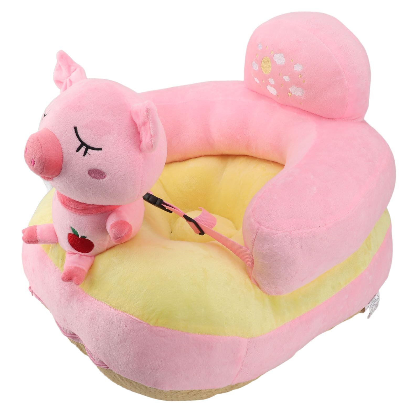 Multipurpose Baby Support Floor Sofa - Comfortable & Safe for Infants & Toddlers - Indoor Play, Crawling, Sitting & Lounging (Rose Pink) - Perfect for Nursery, Playroom & Living Room