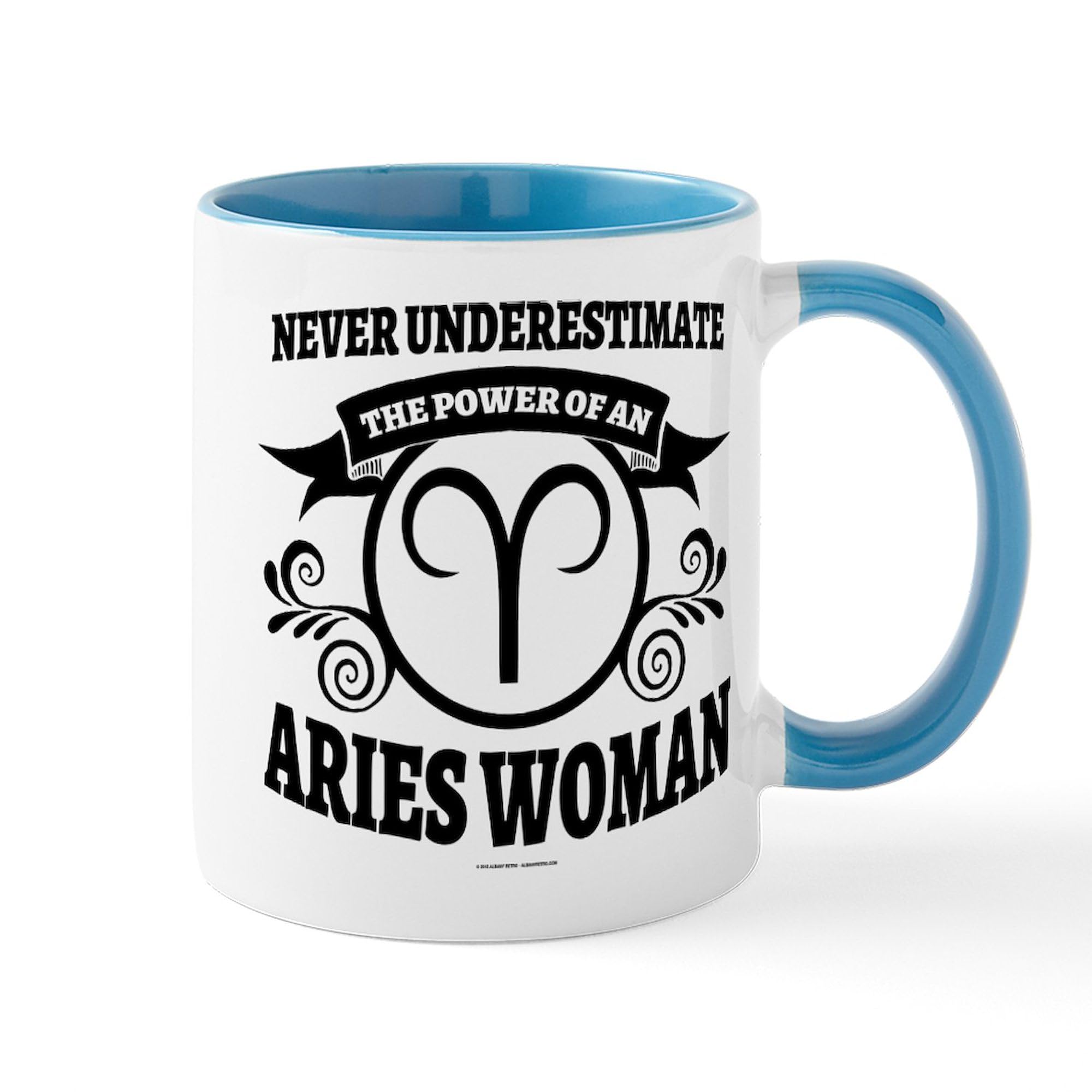 Aries Woman Zodiac Sign 11 oz (325 ml) Ceramic Coffee Mug - Perfect for Birthday Gifts, Office Use & Morning Coffee Rituals