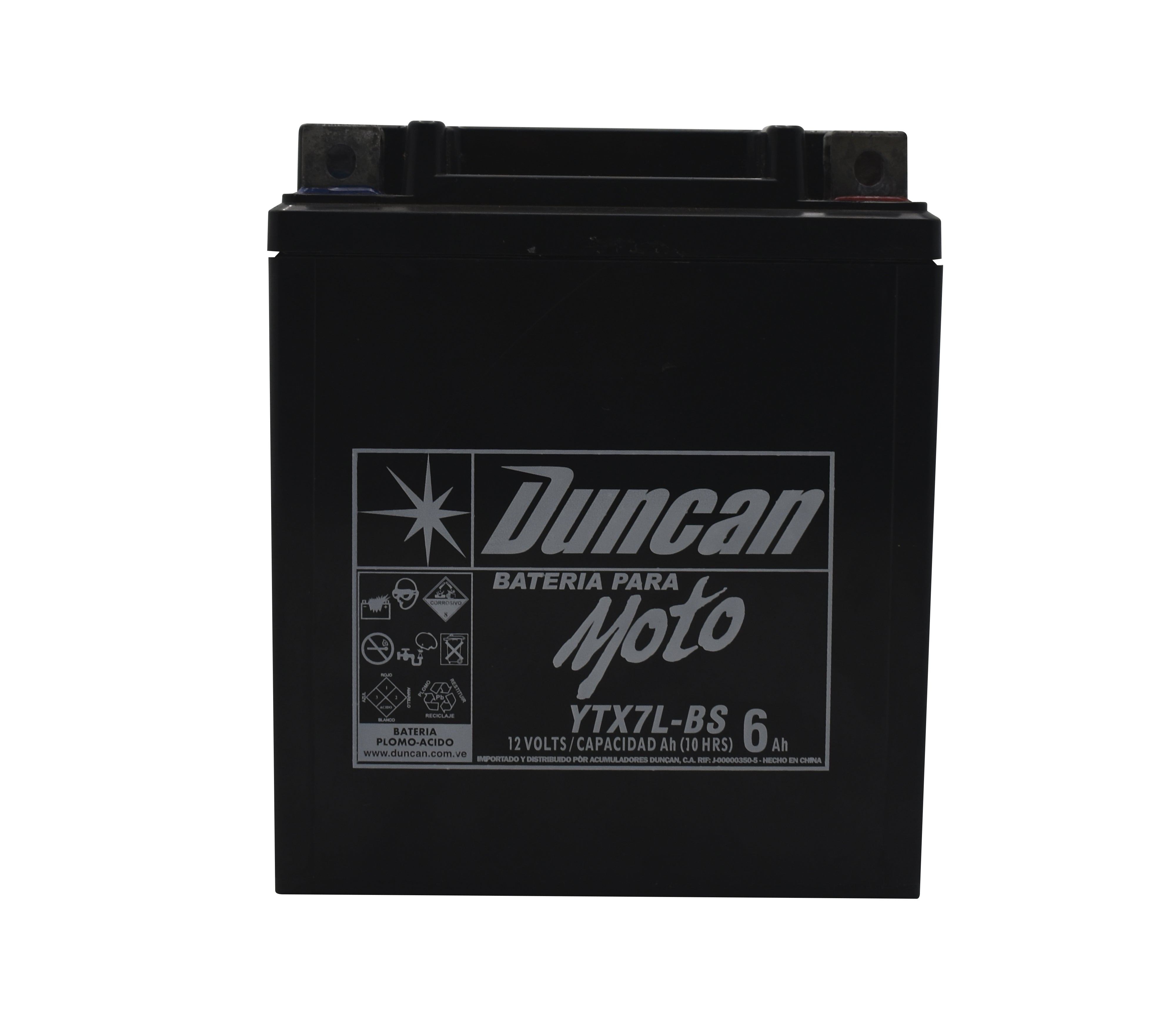 YTX7L Motorcycle Battery - High Performance Replacement for Duncan Bikes - Perfect for Off-Road, Cruiser & Commuter Motorcycles