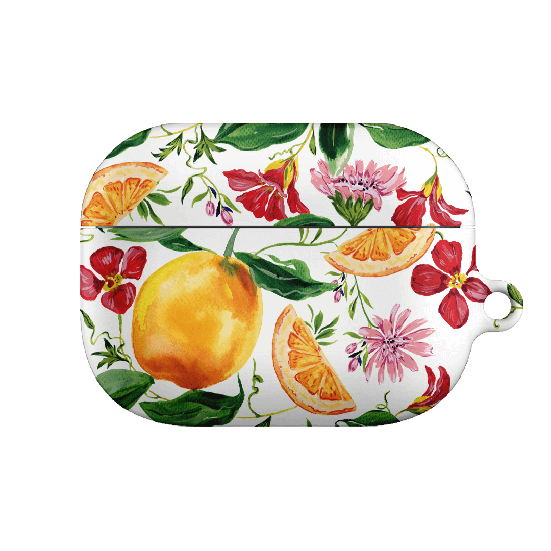 Sweet Orange AirPods Pro Case - Shockproof Protective Cover with Keychain for Apple AirPods Pro 2/1 - Perfect for Gym, Travel & Everyday Use