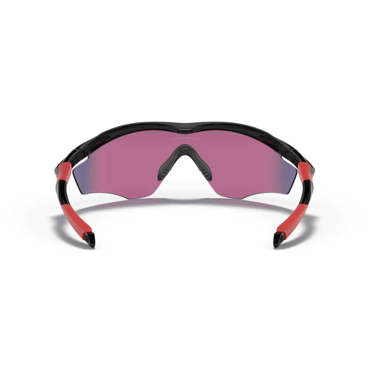 Oakley M2 Frame XL Sunglasses - Polished Black with Prizm Road Lenses (0OO9343 934308) for Cycling, Running & Outdoor Sports