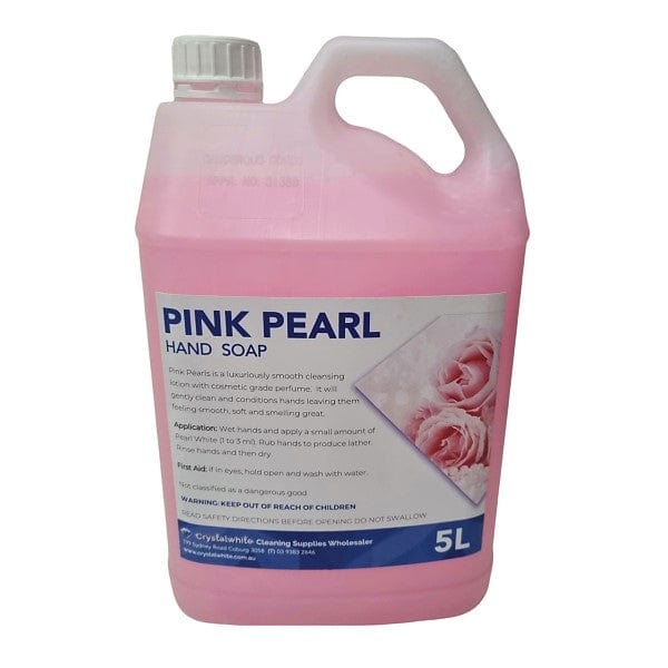 Pink Pearl Hand Soap - Moisturizing & Antibacterial Liquid Soap for Soft Skin | Perfect for Bathroom, Kitchen & Guest Washroom Use