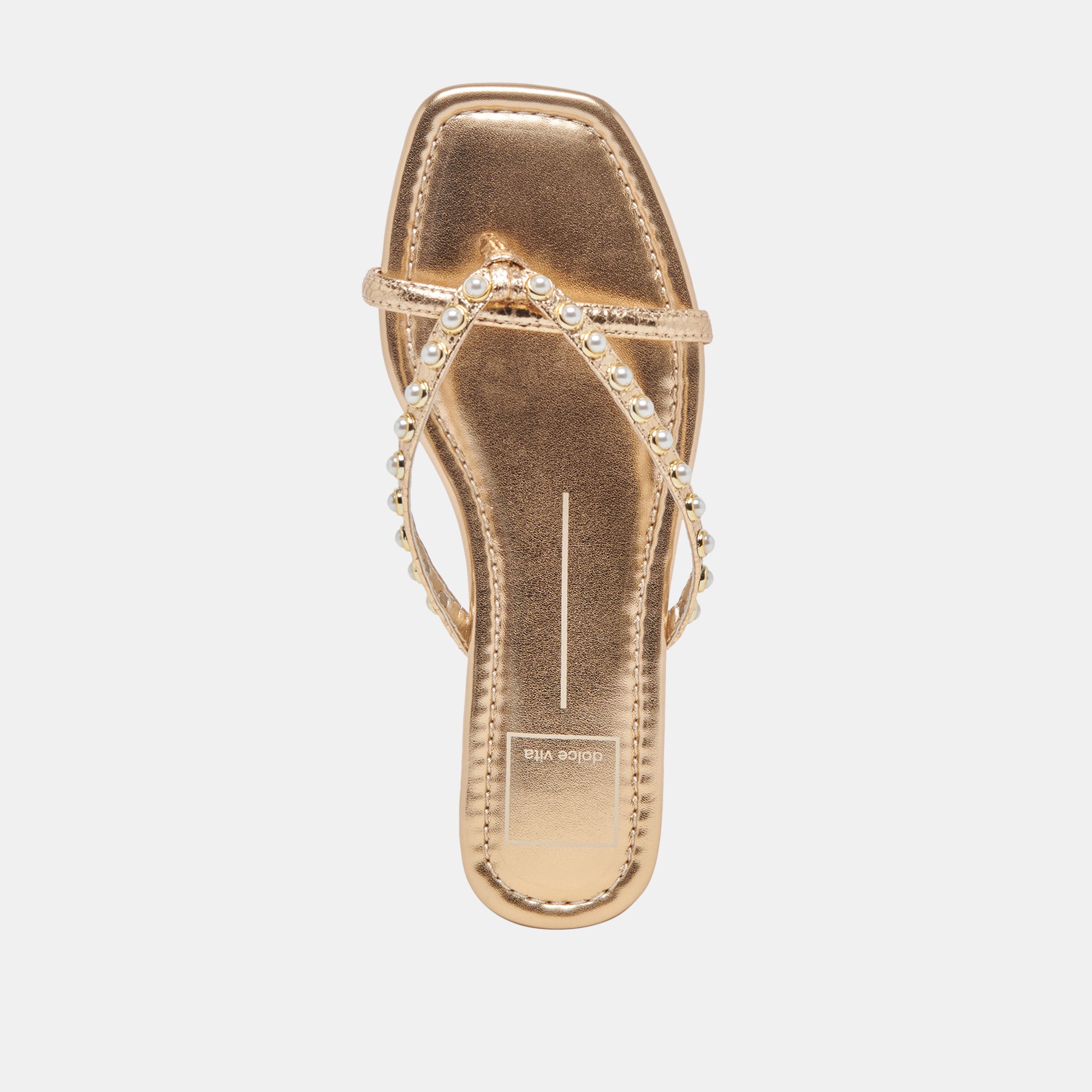 LUCCA Pearl Sandals for Women - Elegant Gold Pearl Embellished Summer Sandals | Perfect for Beach, Wedding, and Casual Outings