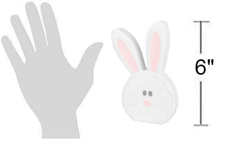 Collins Wooden Spring Animal Figurine - Hand-Painted Chester Bunny Wood Cutout for Easter Table Decor, Spring Home Decoration | Perfect for Easter Centerpieces, Spring Mantel Displays & Seasonal Shelf Decor