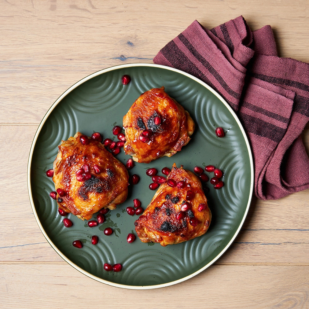 Honey and Harissa Glazed Chicken Recipe - Sweet & Spicy Middle Eastern Dish for Grilling, Roasting & Dinner Parties