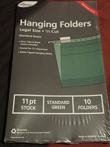 Ampad Efficiency Hanging Folders - Legal Size File Folders for Office Organization | Perfect for Filing Cabinets, Document Storage & Office Supplies